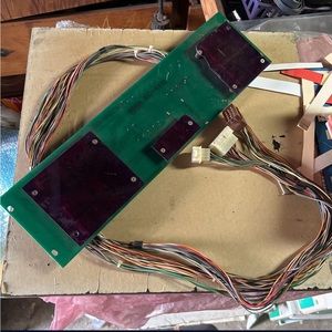 Sega Monaco GP Display with Wiring Arcade Game PCB Board Part MO-4215 C7A